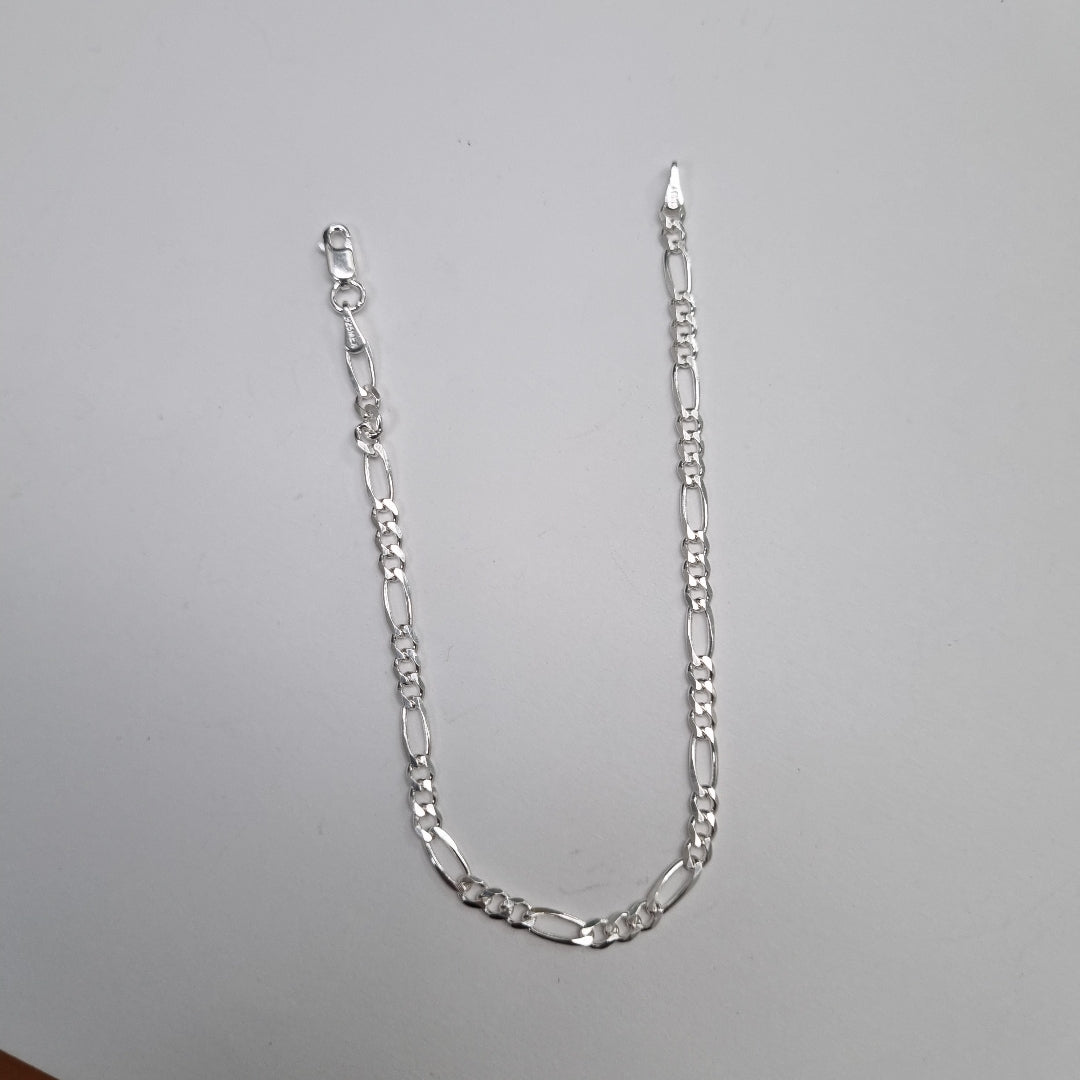 PULSERA TEJIDO 3X1 PLATA .925 18 CM 2.8 GR (NUEVO)
