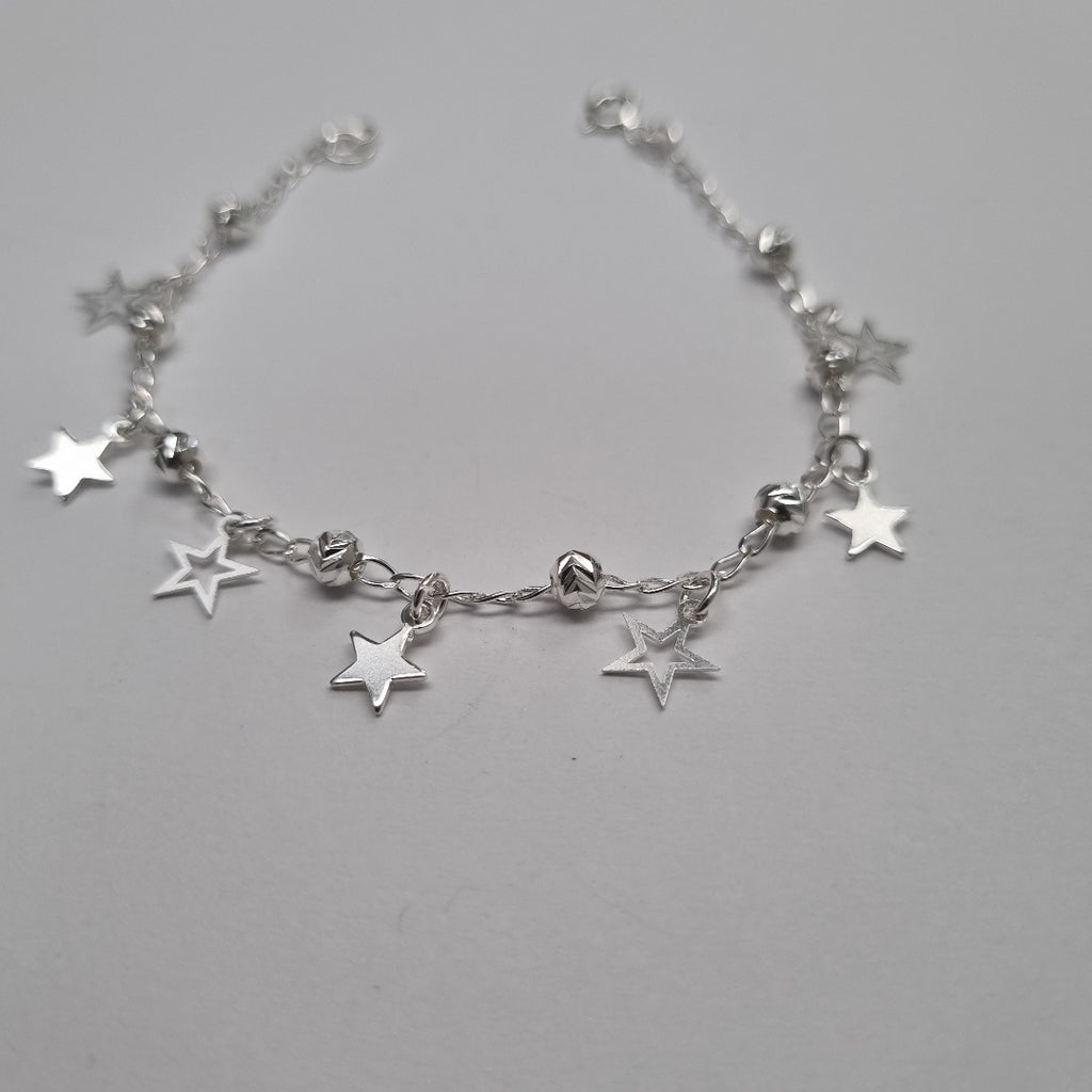 PULSERA TEJIDO ESPECIAL PLATA .925 18 CM 3.1 GR (NUEVO)