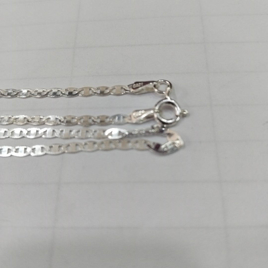 CADENA TEJIDO ESPEJO PLATA .925 55 CM 3.8 GR (NUEVO)