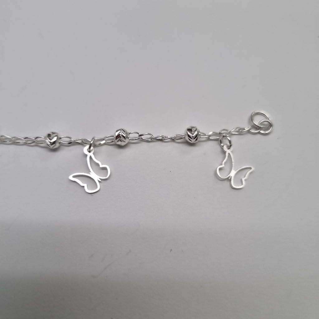PULSERA TEJIDO ESPECIAL PLATA .925 18 CM 2.8 GR (NUEVO)