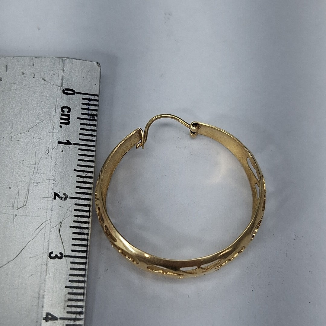 ARRACADAS PAR ORO 14 K 3,90 GRMS (SEMINUEVO)