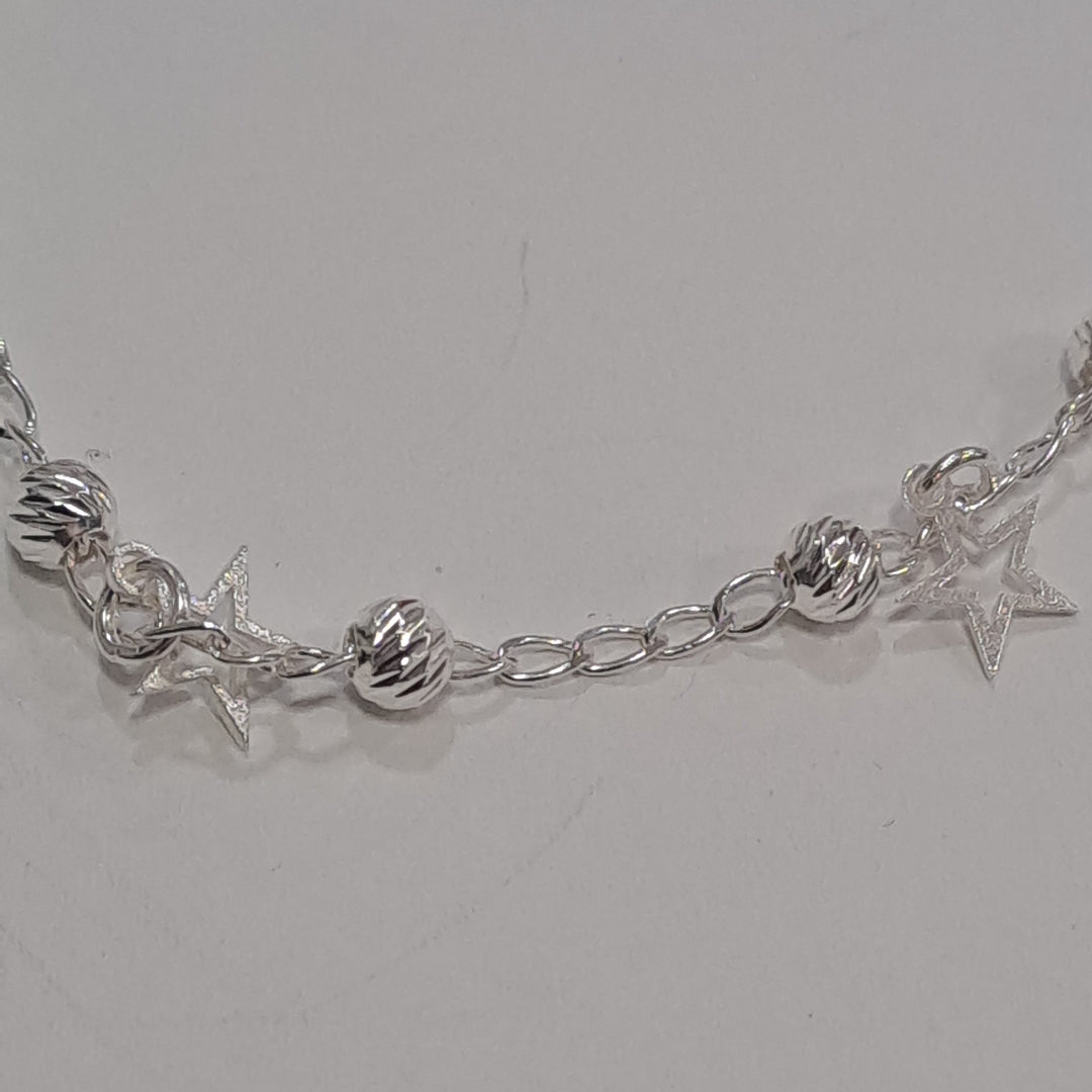 PULSERA TEJIDO ESPECIAL PLATA .925 18 CM 2.7 GR (NUEVO)