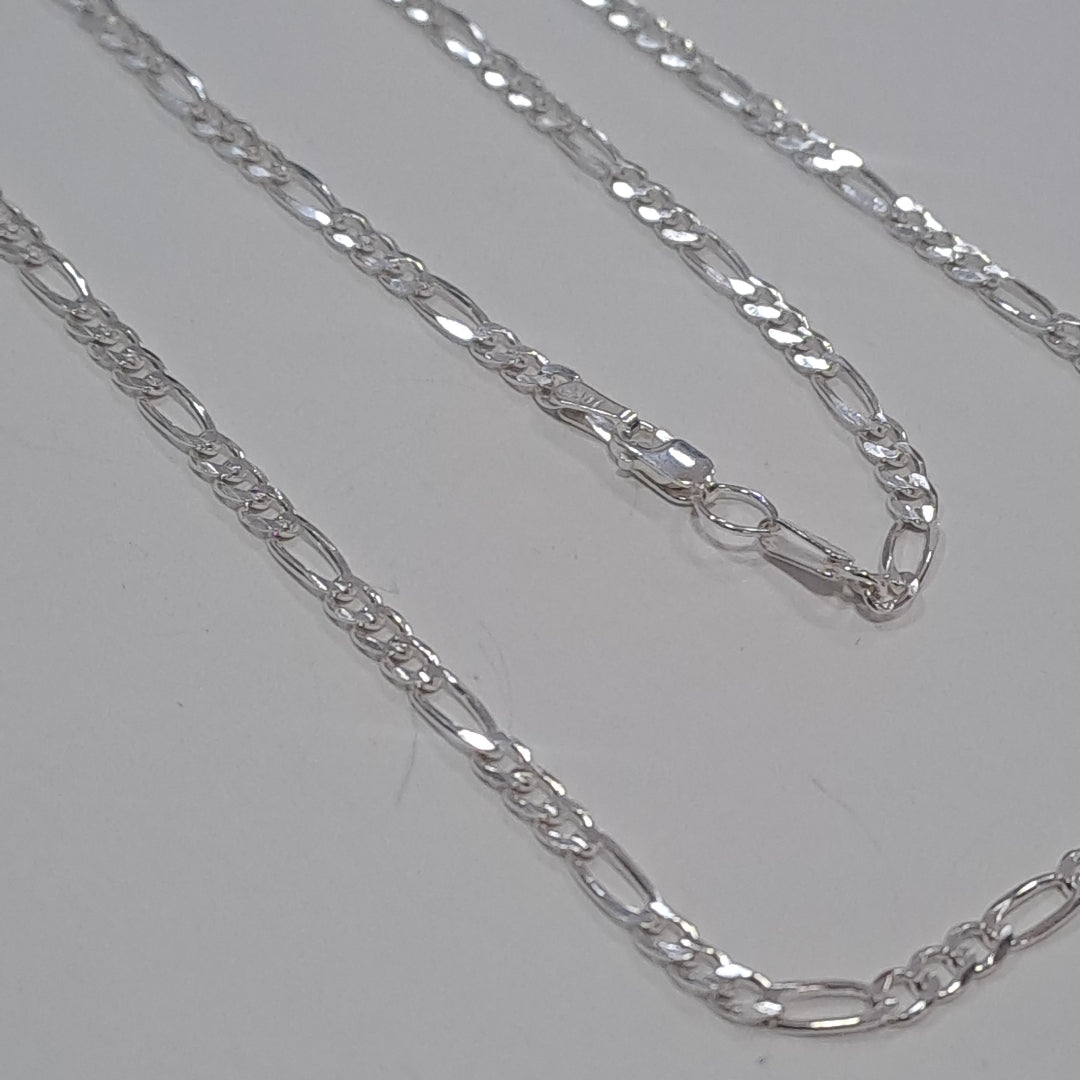 CADENA TEJIDO 3X1 PLATA .925 55 CM 7.7 GR (NUEVO)