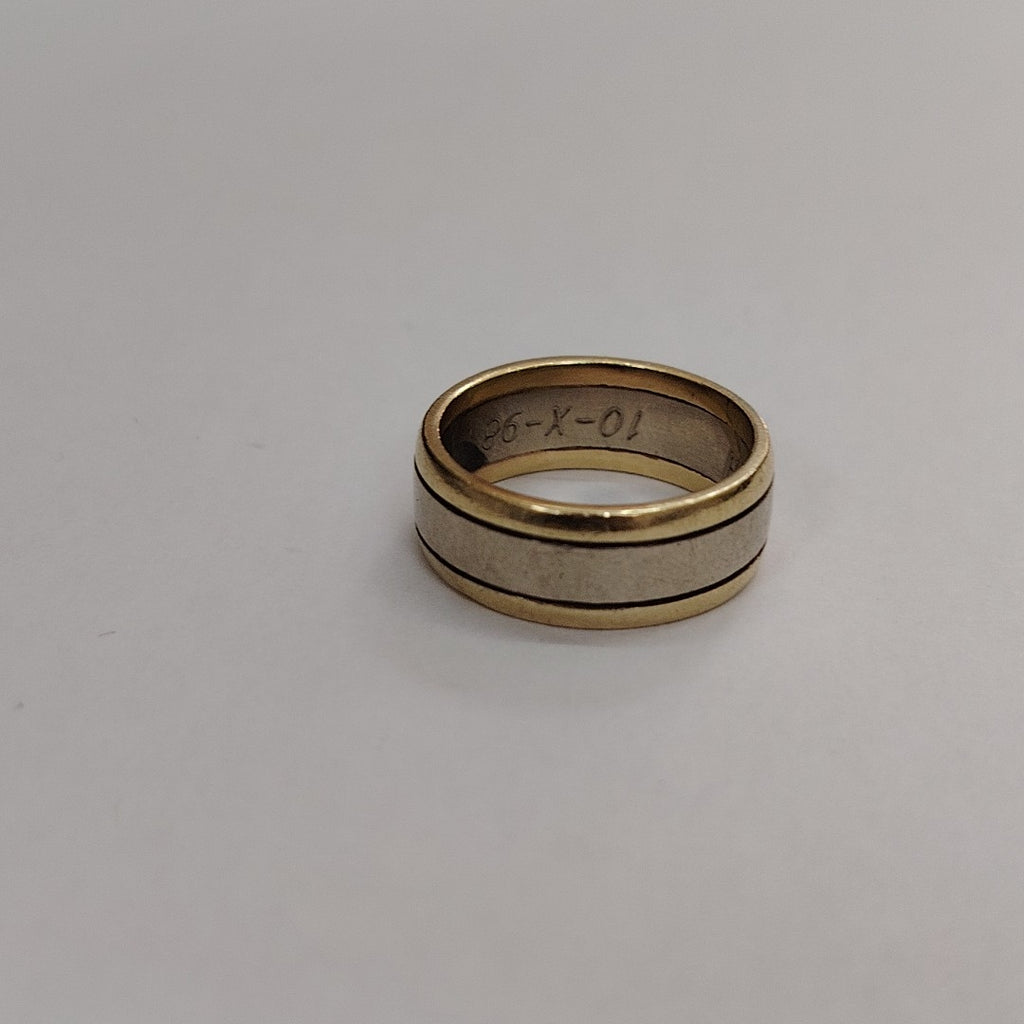 ARGOLLA ORO COMBINADO 14 K 5.4 GRMS (SEMINUEVO)