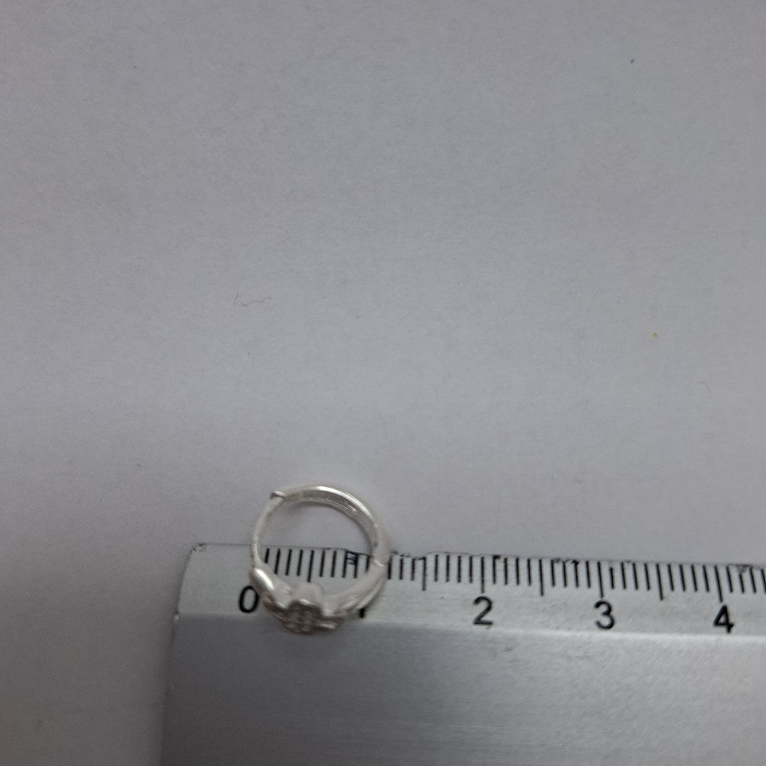 ARRACADAS C/CIRCONIAS PLATA .925 1.9 GR (NUEVO)