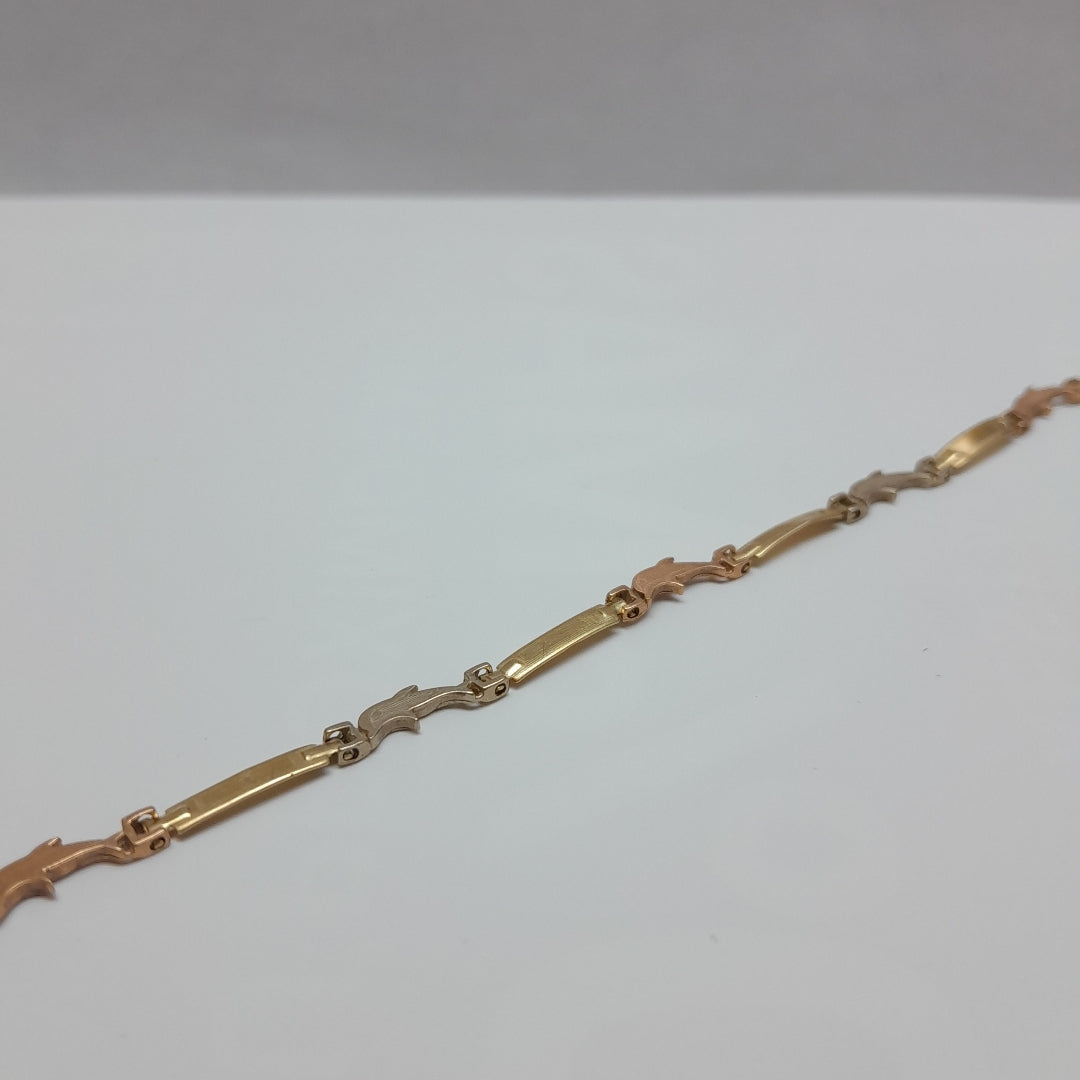 PULSERA ORO 14 K 3.6 GRMS (SEMINUEVO)