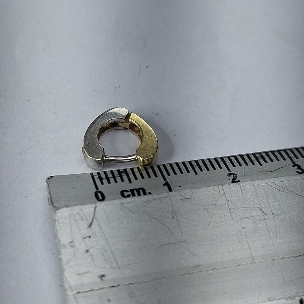 ARRACADAS PAR ORO, ORO COMBINADO 14 K 2.3 GRMS (SEMINUEVO)