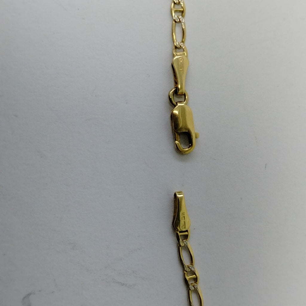 CADENA ORO,RODIADO 14 K 5,50 GRMS (SEMINUEVO)