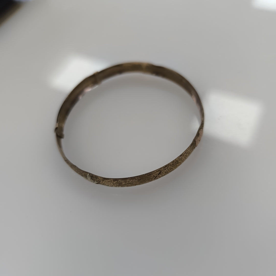 PULSERA RIGIDA ORO 8 K 4 GRMS (SEMINUEVO)
