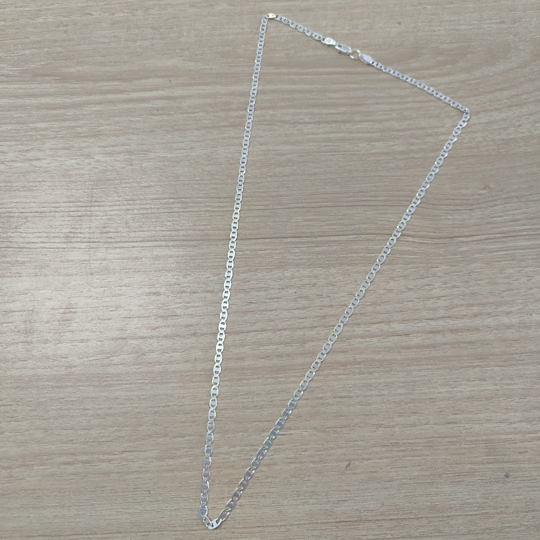 CADENA TEJIDO GUCHI PLATA .925 60 CM 9.2 GR (NUEVO)