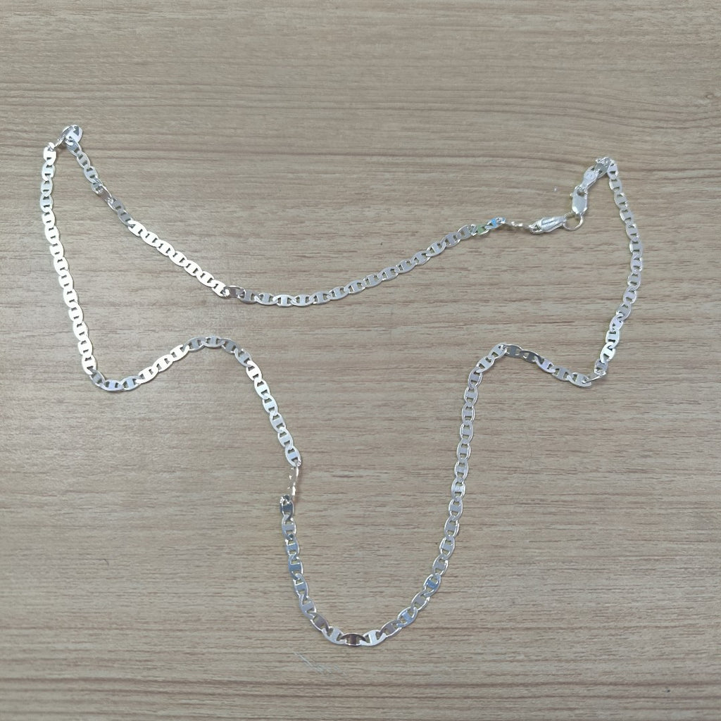 CADENA TEJIDO GUCHI PLATA .925 60 CM 9.2 GR (NUEVO)