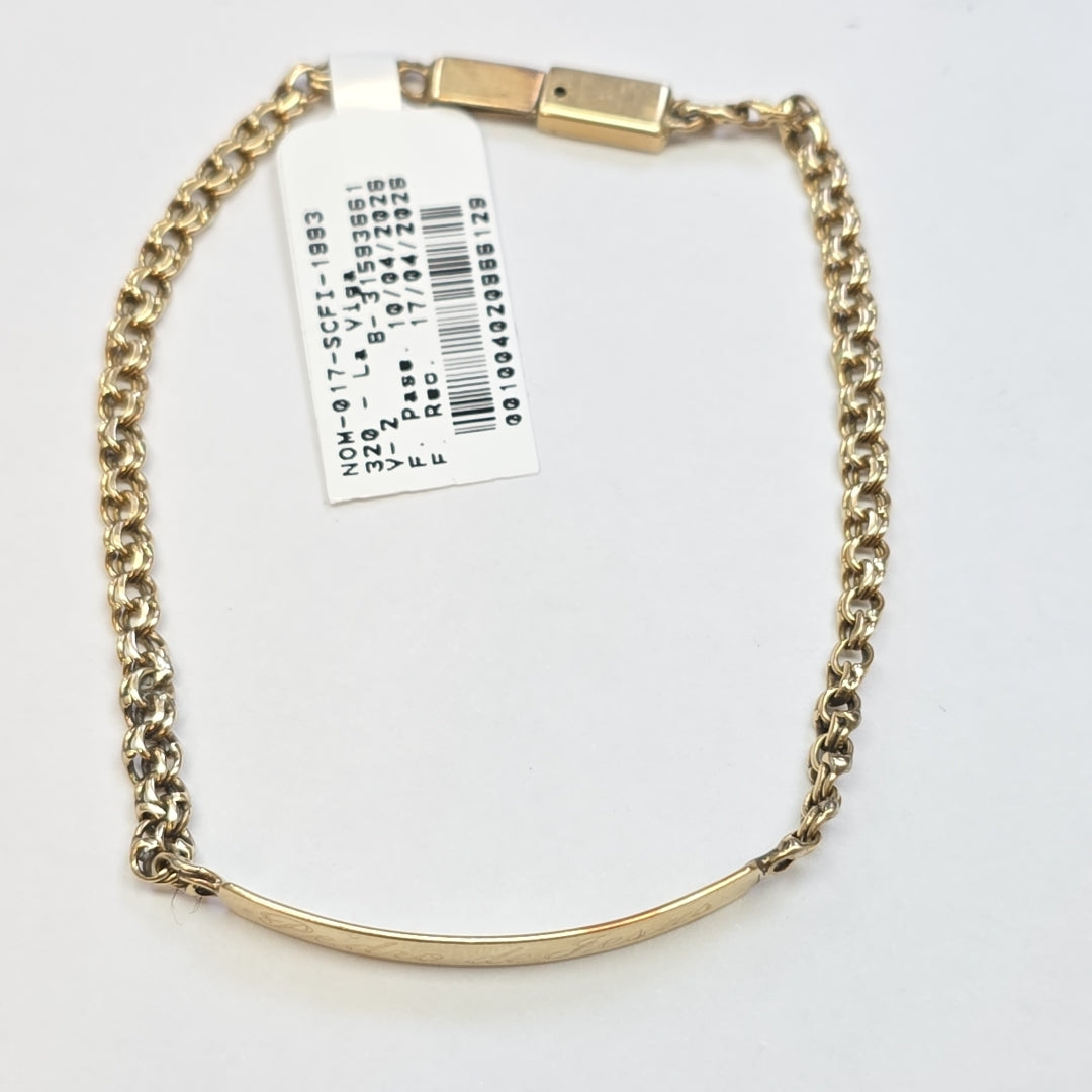 PULSERA ORO 14 K 6.2 GRMS (SEMINUEVO)