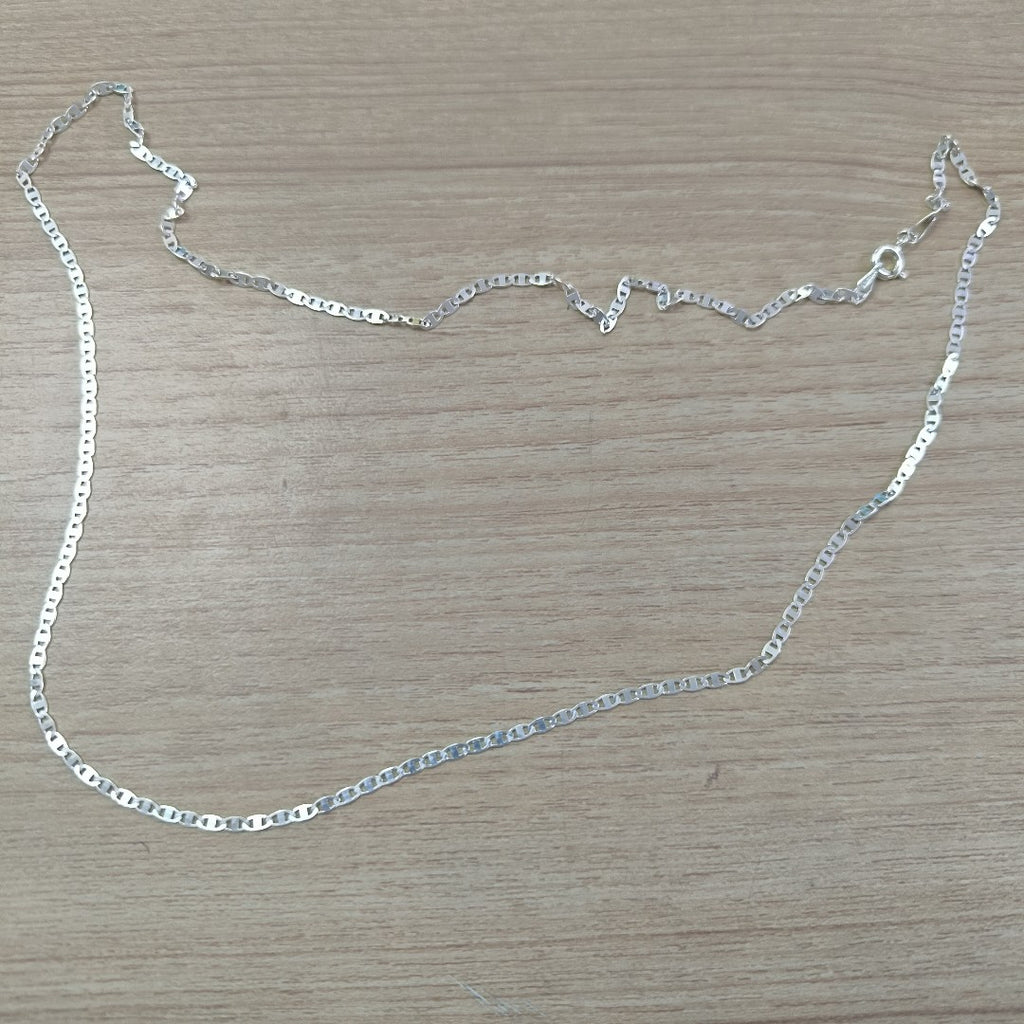 CADENA TEJIDO ESPEJO PLATA .925 60 CM 4.3 GR (NUEVO)