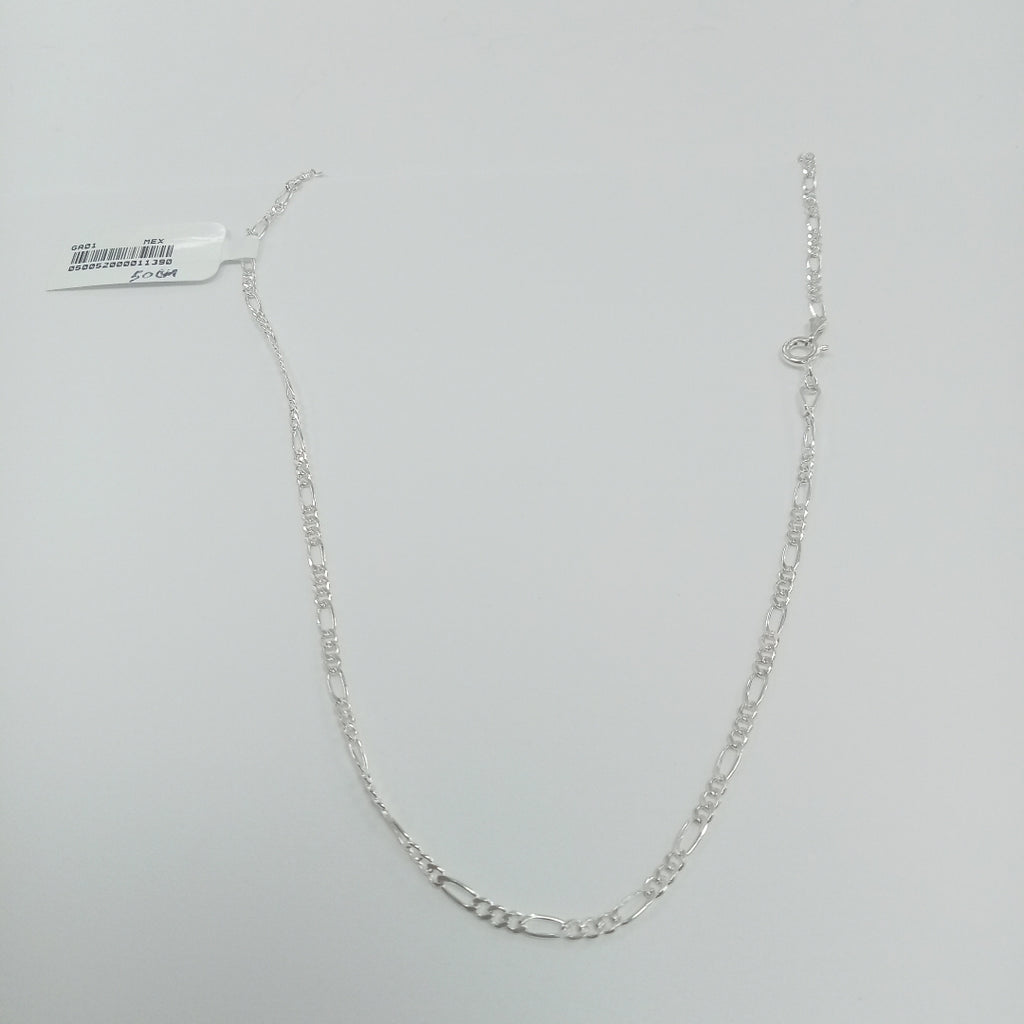 CADENA TEJIDO 3X1 PLATA .925 50 CM 4.2 GR (NUEVO)