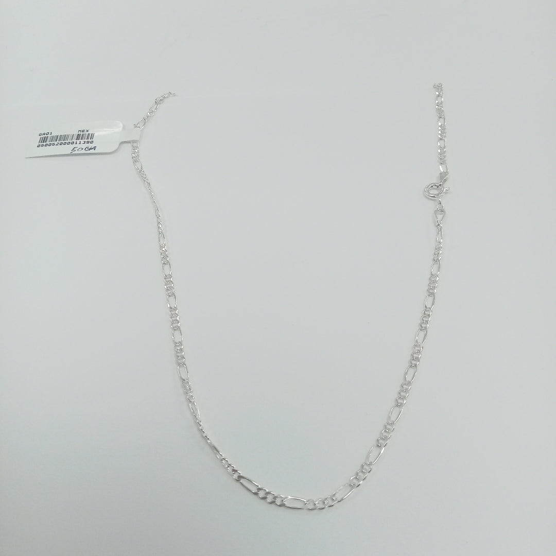 CADENA TEJIDO 3X1 PLATA .925 50 CM 4.2 GR (NUEVO)
