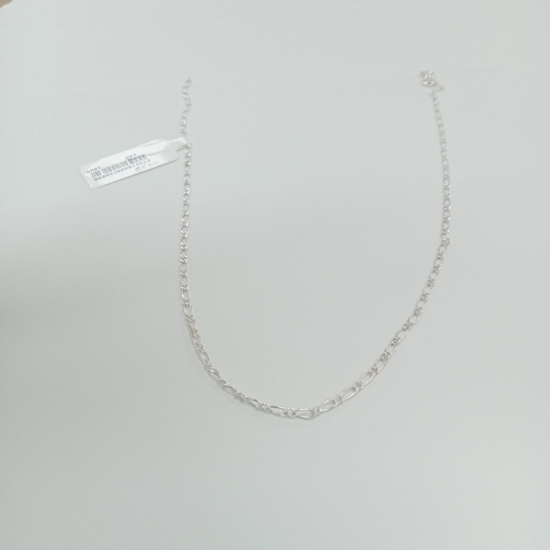 CADENA TEJIDO 1X1 PLATA .925 55 CM 3.3 GR (NUEVO)