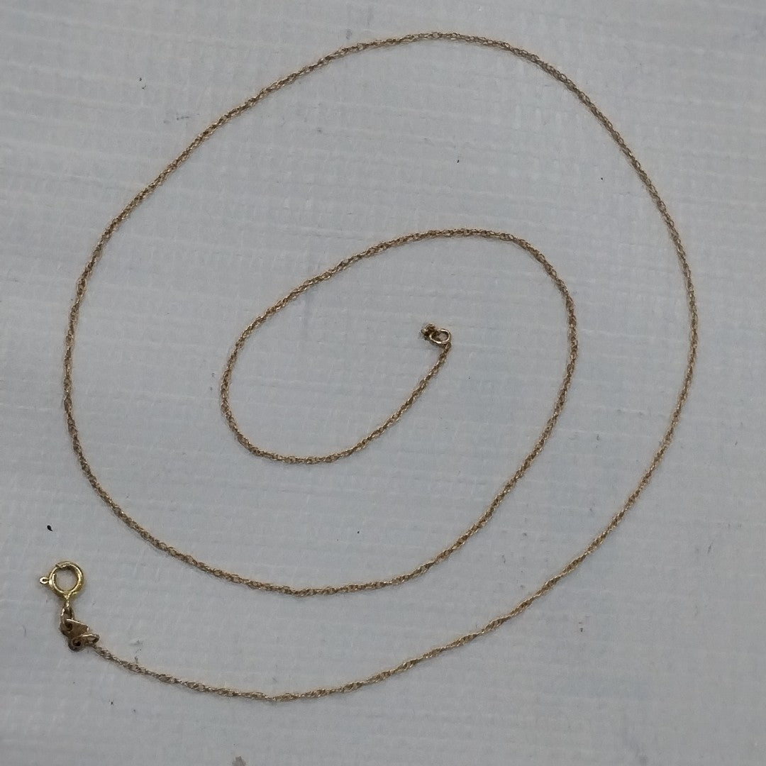 CADENA ORO 14 K 0,80 GRMS (SEMINUEVO)