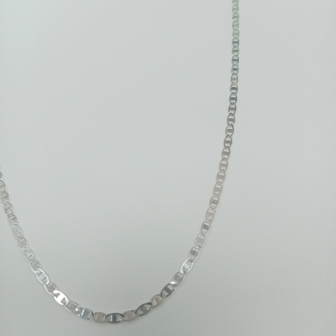 CADENA TEJIDO ESPEJO PLATA .925 60 CM 4.2 GR (NUEVO)