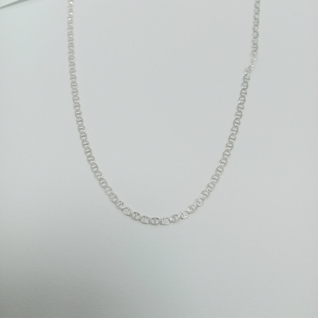 CADENA TEJIDO GUCHI PLATA .925 60 CM 3.8 GR (NUEVO)