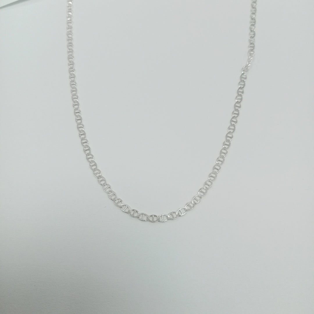 CADENA TEJIDO GUCHI PLATA .925 60 CM 3.8 GR (NUEVO)