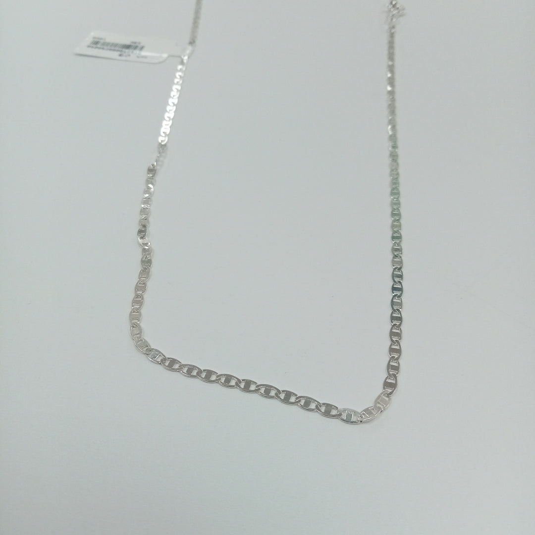 CADENA TEJIDO ESPEJO PLATA .925 60 CM 4.2 GR (NUEVO)