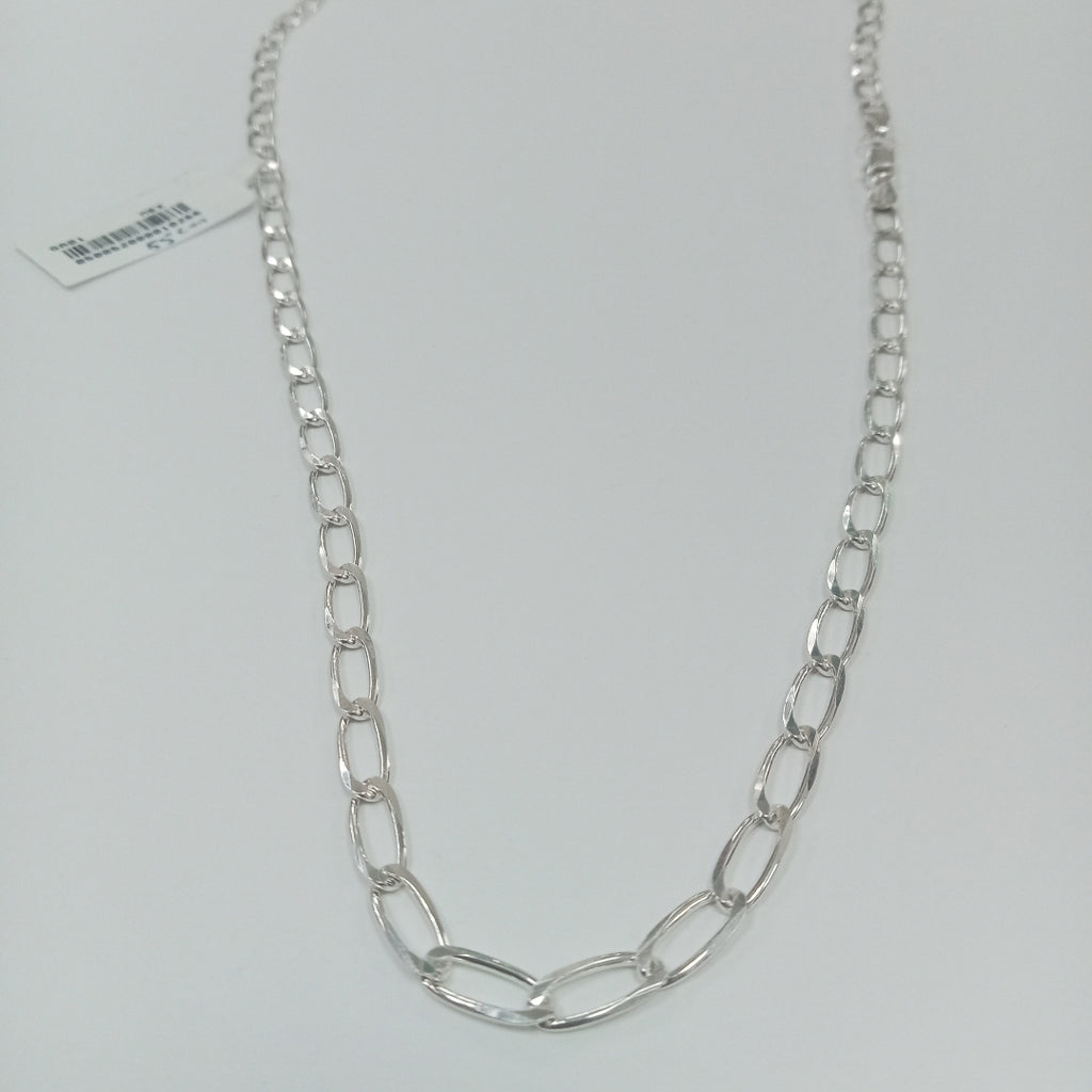 CADENA TEJIDO ESLABONES PLATA .925 55 CM 10 GR (NUEVO)