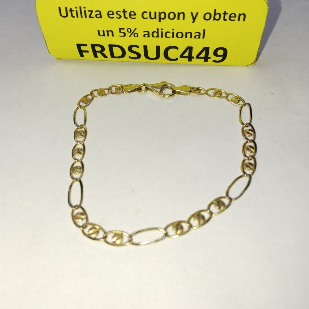 PULSERA ORO,ORO COMBINADO 14 K 4,00 GRMS (SEMINUEVO)
