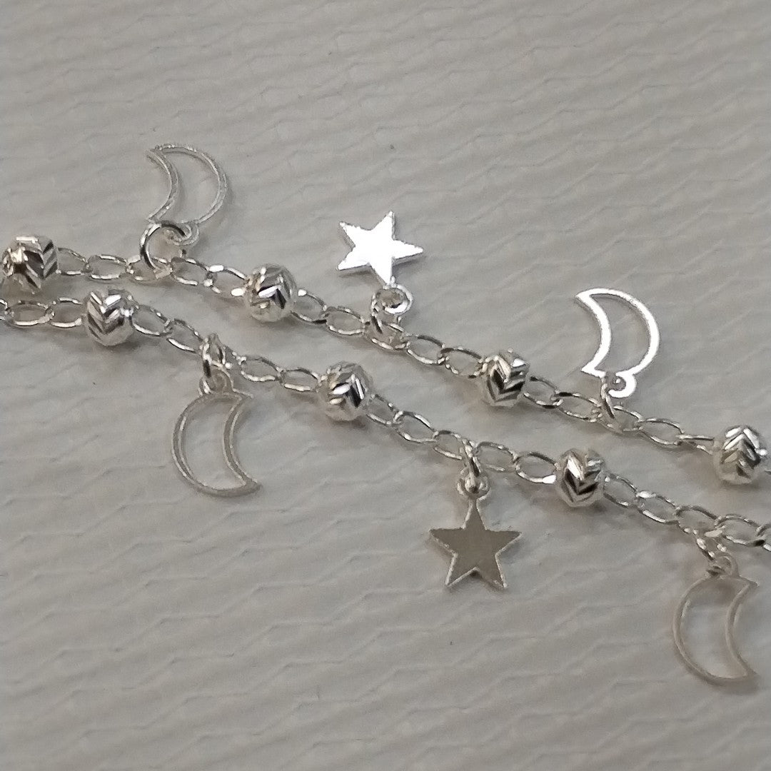 PULSERA TEJIDO TEJIDO ESPECIAL PLATA .925 18 CM 3.1 GR (NUEVO)