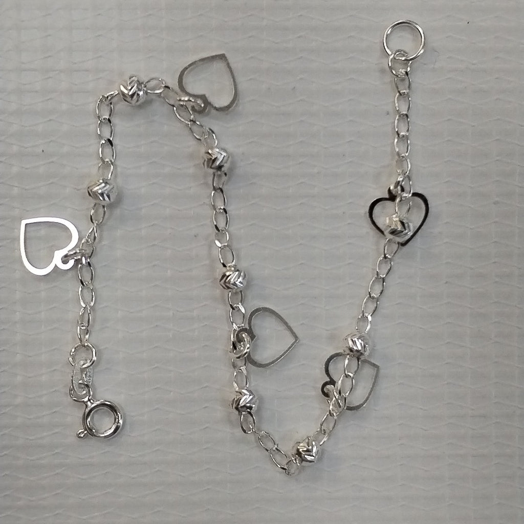 PULSERA TEJIDO ESPECIAL PLATA .925 18 CM 2.7 GR (NUEVO)