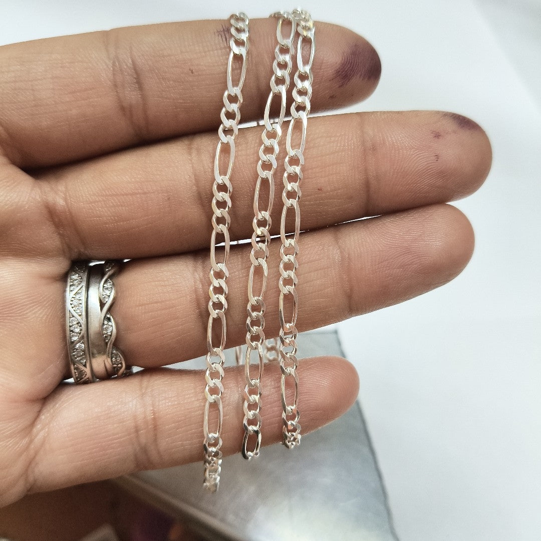 CADENA TEJIDO 3X1 PLATA .925 55 CM 7.6 GR (NUEVO)