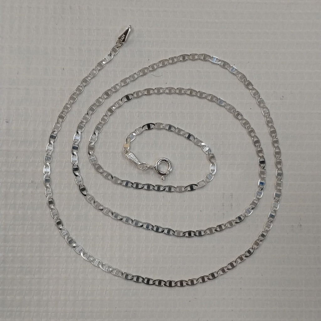 CADENA TEJIDO ESPEJO PLATA .925 55 CM 4 GR (NUEVO)