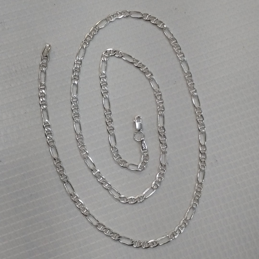 CADENA TEJIDO MARINERO PLATA .925 55 CM 7.9 GR (NUEVO)