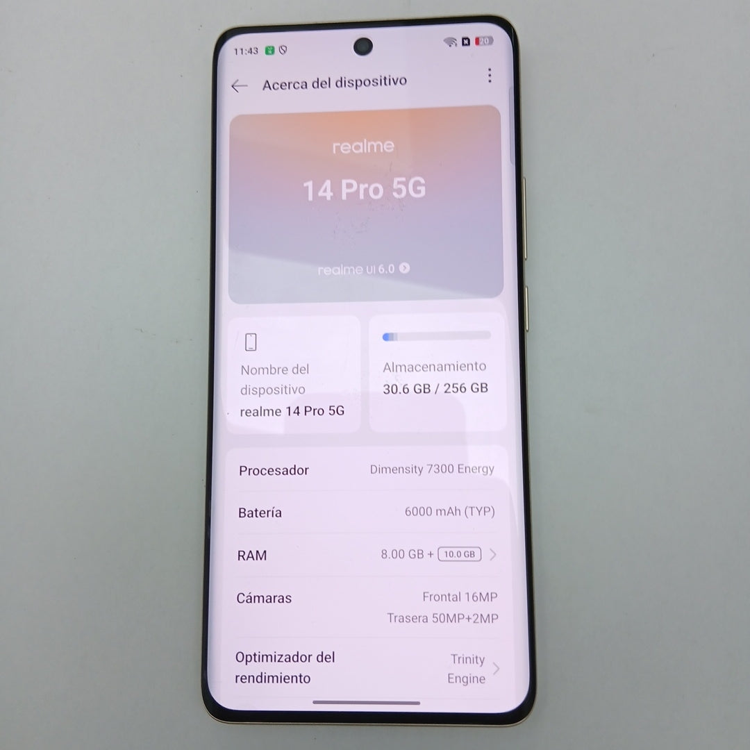 CELULAR REALME 14 PRO 5G RMX5056 (2025) 256 GB 8 GB RAM
