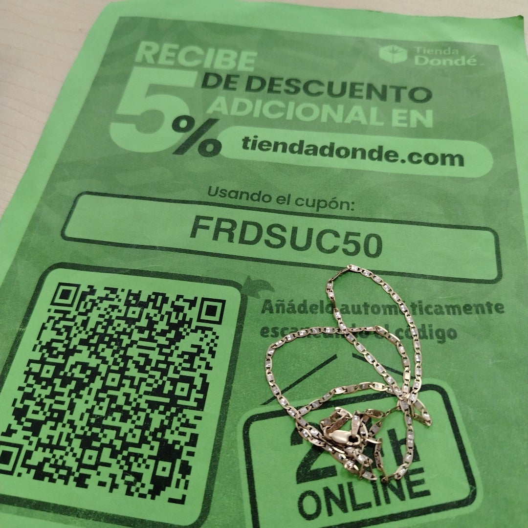 CADENA ORO 10 K 4.4 GRMS (SEMINUEVO)