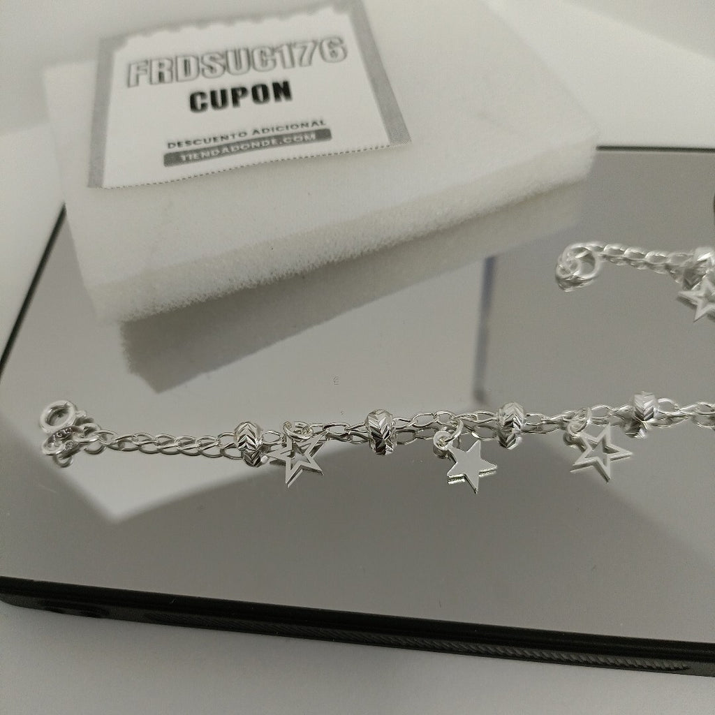 PULSERA TEJIDO ESPECIAL PLATA .925 18 CM 3.1 GR (NUEVO)