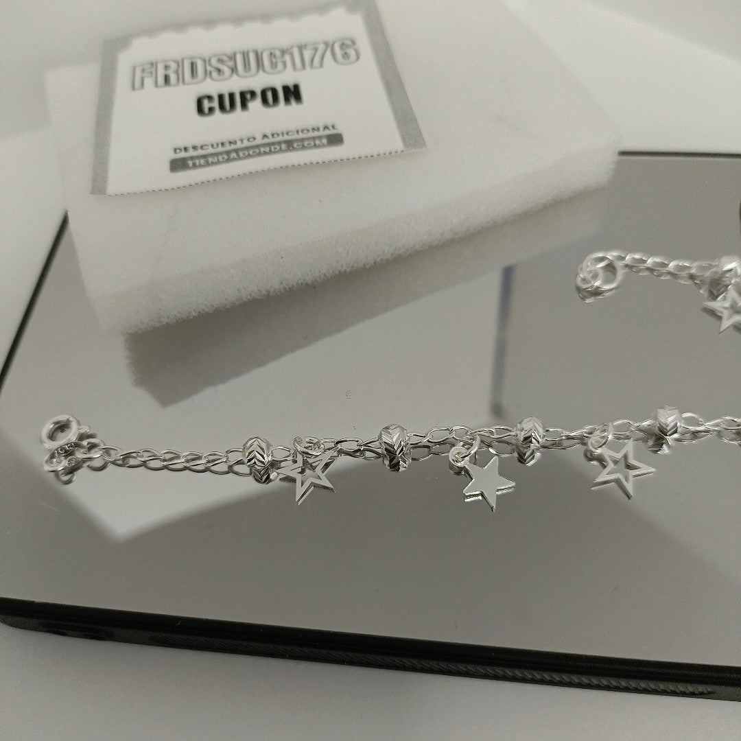 PULSERA TEJIDO ESPECIAL PLATA .925 18 CM 3.1 GR (NUEVO)