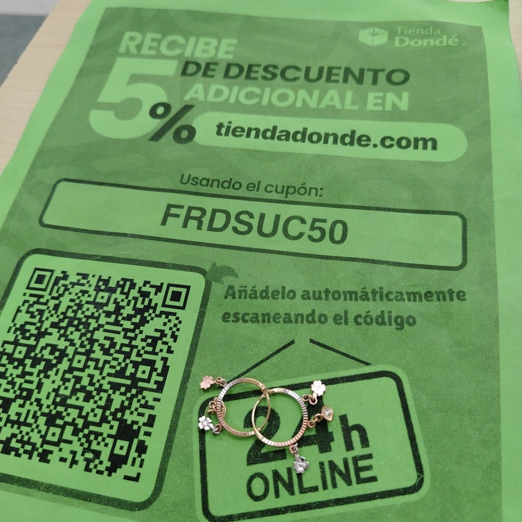 ARRACADAS PAR ORO,ORO COMBINADO 14 K 2,90 GRMS (SEMINUEVO)