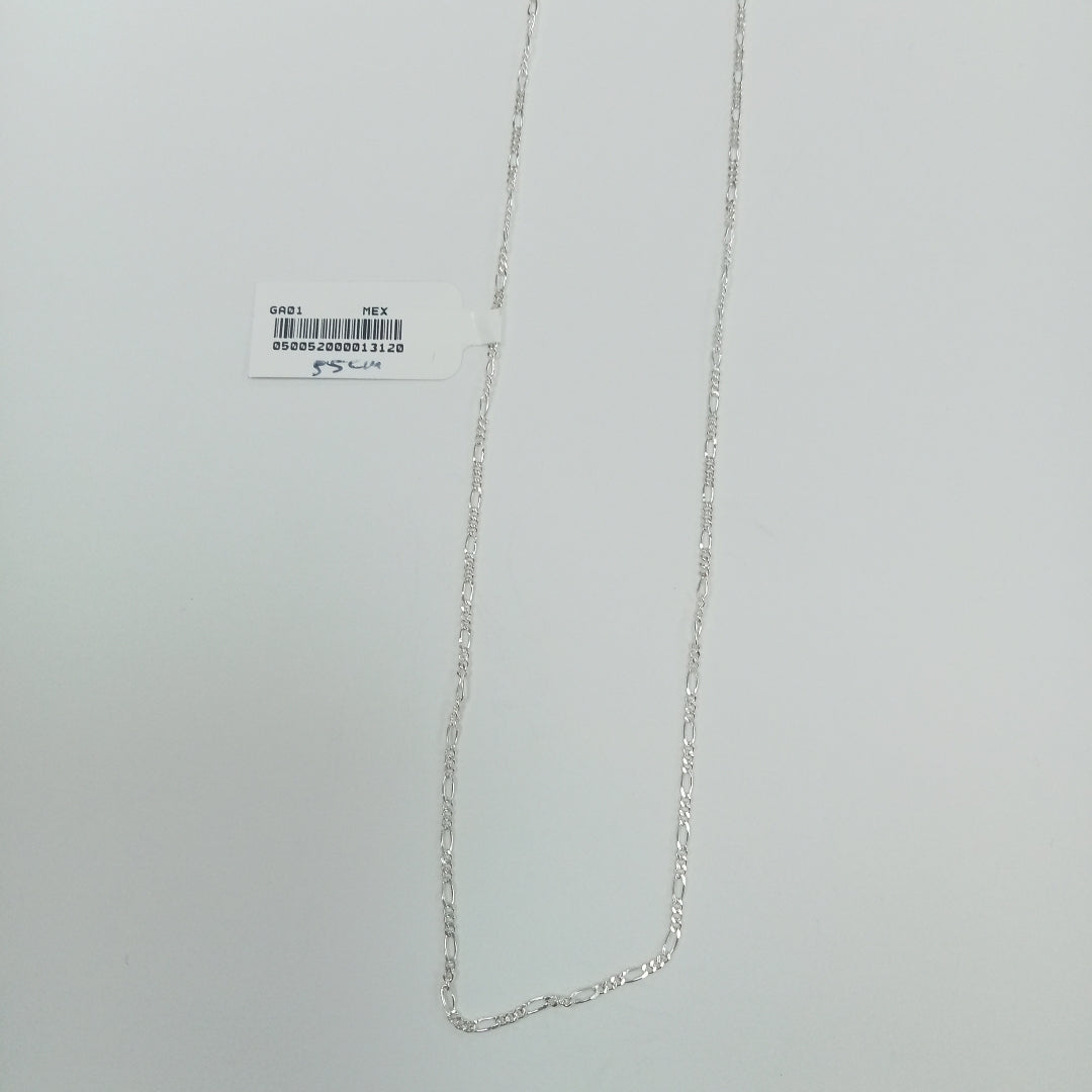 CADENA TEJIDO 3X1 PLATA .925 55 CM 2.3 GR (NUEVO)