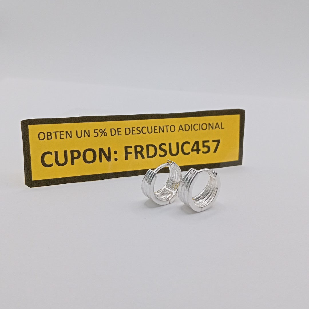 ARRACADAS PLATA .925 3.1 GR (NUEVO)