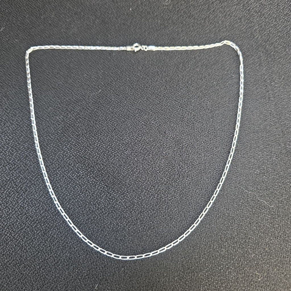 CADENA TEJIDO ESLABONES PLATA .925 50 CM 2.5 GR (NUEVO)
