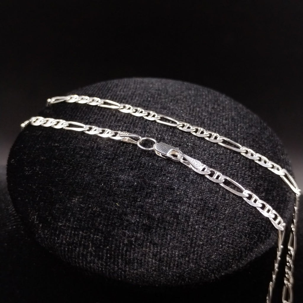 CADENA TEJIDO 3X1 PLATA .925 60 CM 8.1 GR (NUEVO)