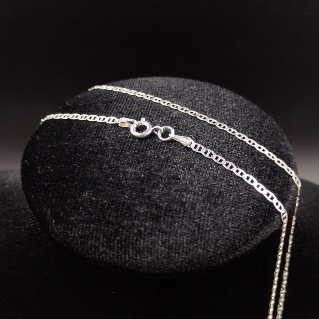 CADENA TEJIDO GUCHI PLATA .925 60 CM 3.9 GR (NUEVO)