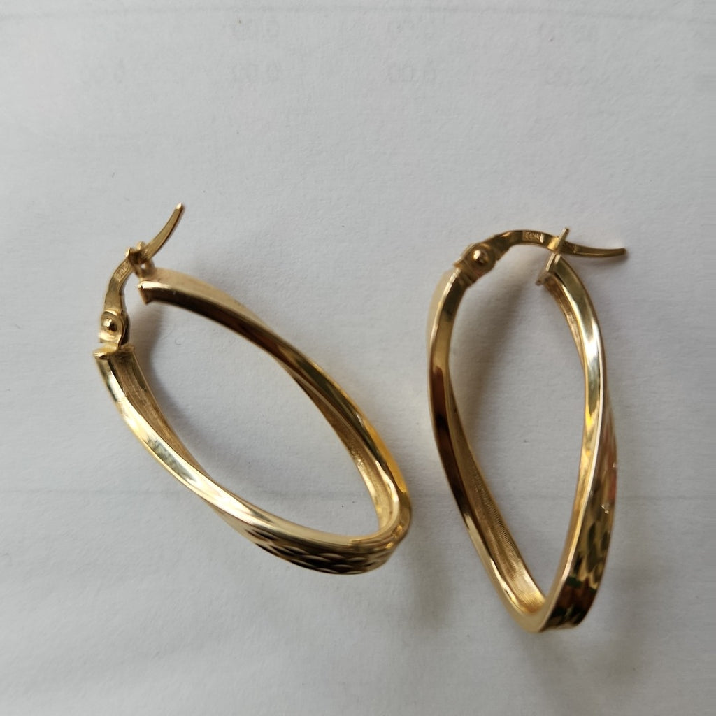 ARRACADAS PAR ORO 14 K 1,80 GRMS (SEMINUEVO)