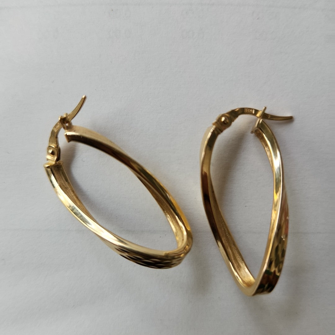 ARRACADAS PAR ORO 14 K 1,80 GRMS (SEMINUEVO)