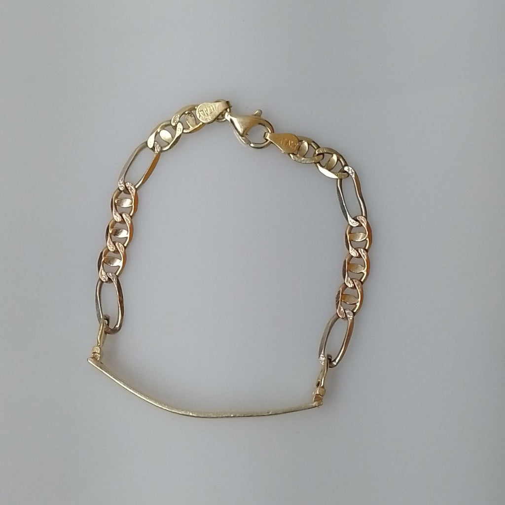 ESCLAVA ORO COMBINADO 14 K 8.8 GRMS (SEMINUEVO)