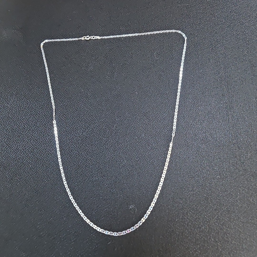 CADENA TEJIDO ESPEJO PLATA .925 60 CM 4.2 GR (NUEVO)