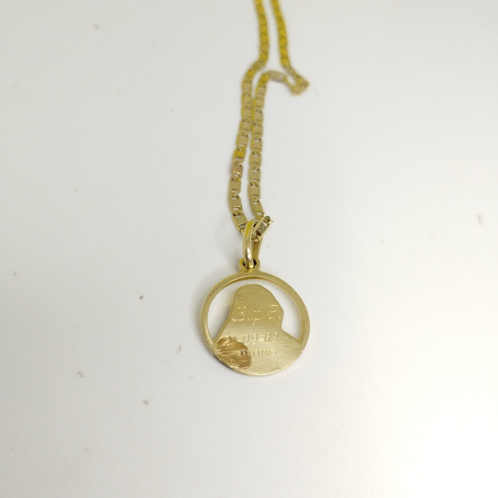 CADENA,DIJE ORO 14 K 5,20 GRMS (SEMINUEVO)