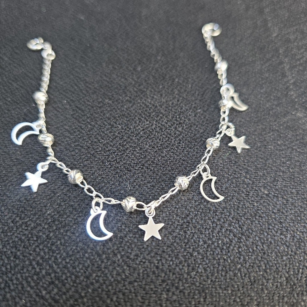 PULSERA TEJIDO TEJIDO ESPECIAL PLATA .925 18 CM 3.1 GR (NUEVO)