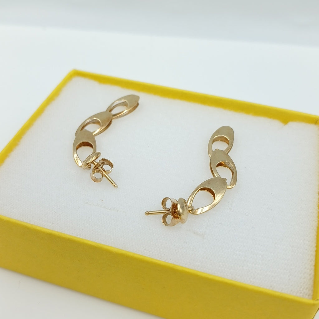 BROQUELES PAR ORO 14 K 3,00 GRMS (SEMINUEVO)