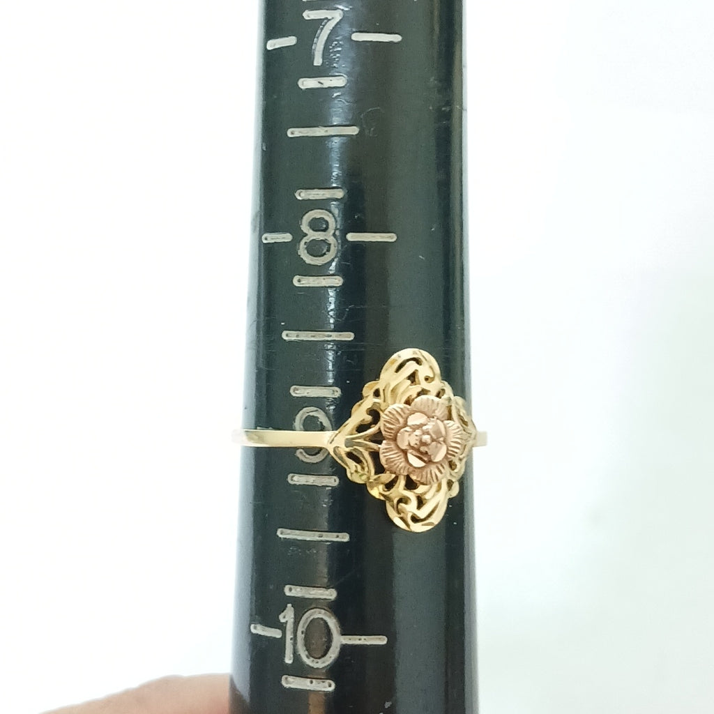 ANILLO ORO 14 K 2.1 GRMS (SEMINUEVO)